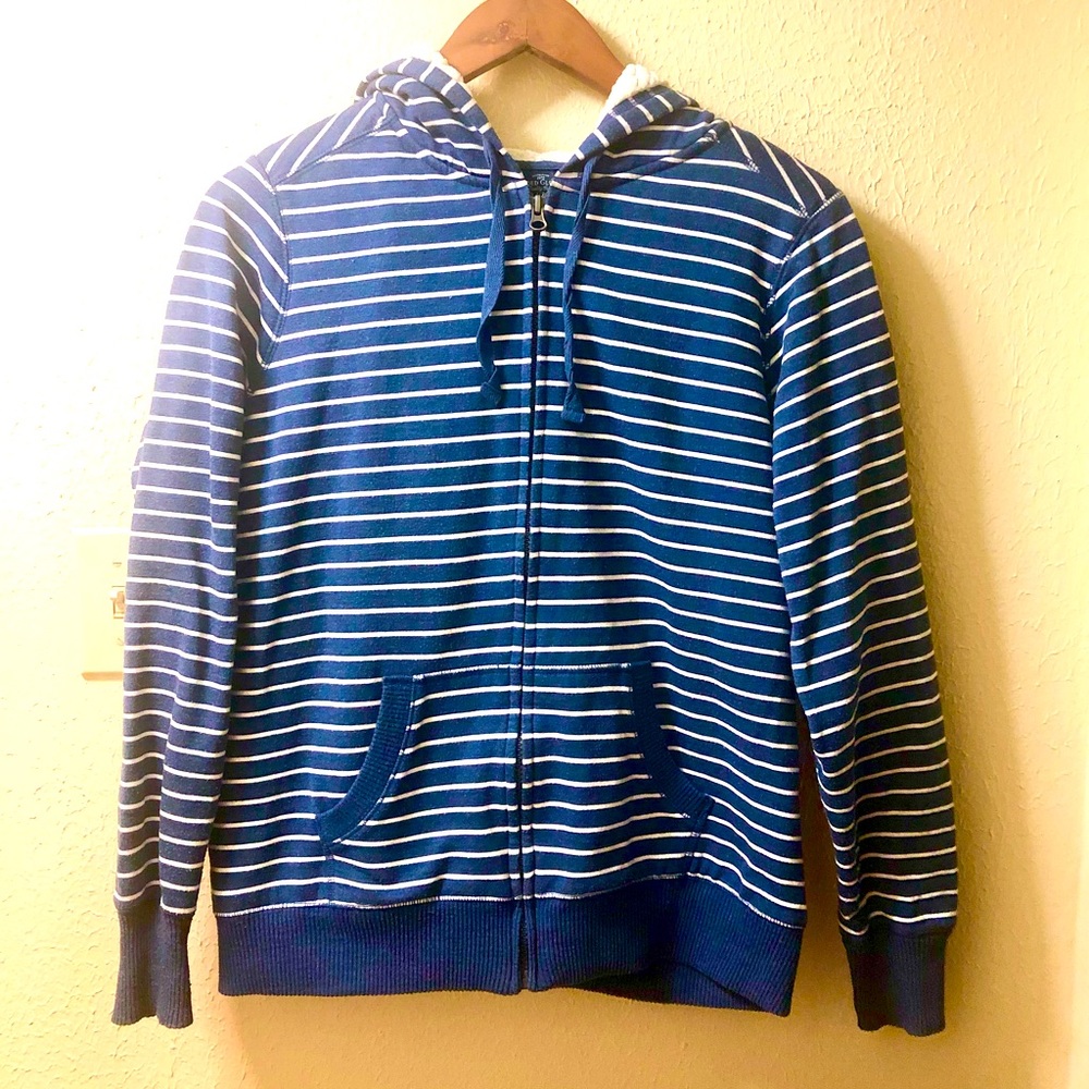 Faded Glory Stripped Hooded jacket